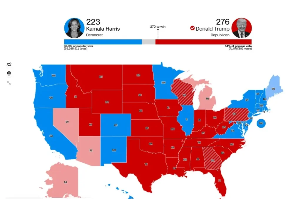 Election 2024 Presidential results